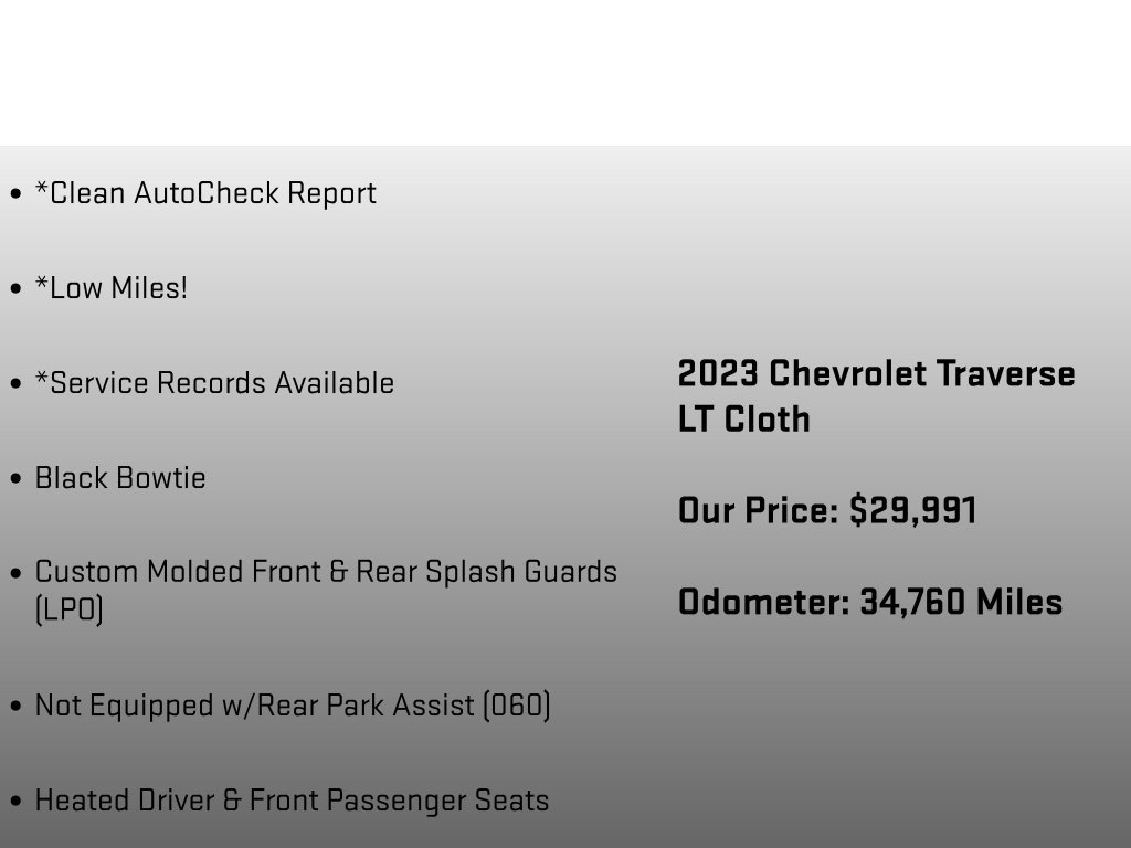 Used 2023 Chevrolet Traverse LT AWD/4WD image 12