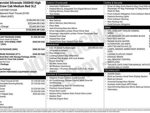 Used 2025 Chevrolet Silverado 3500 High Country w/ Technology Package AWD/4WD image 3