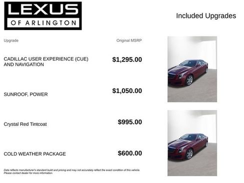 Used 2013 Cadillac ATS Luxury w/ Cold Weather Package AWD/4WD image 4