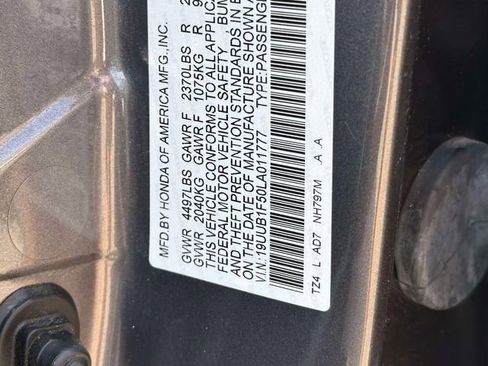 Certified 2020 Acura TLX w/ Technology Package FWD image 17