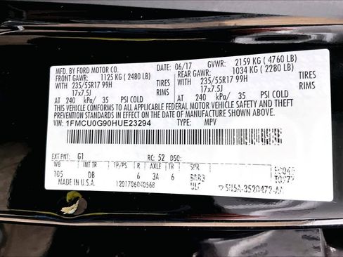 Used 2017 Ford Escape SE w/ SE Leather Comfort Package image 34