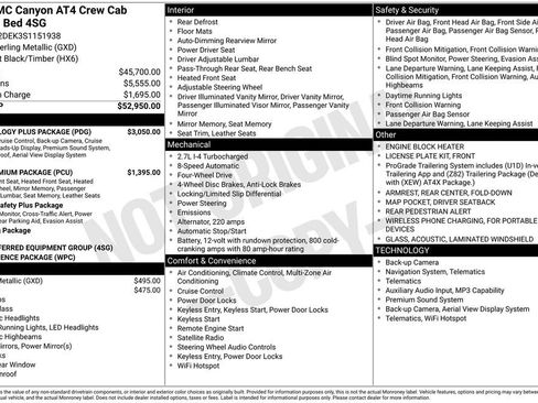 Used 2025 GMC Canyon AT4 w/ Technology Plus Package AWD/4WD image 6