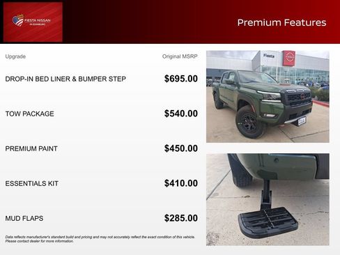 New 2026 Nissan Frontier PRO-4X w/ Tow Package AWD/4WD image 3