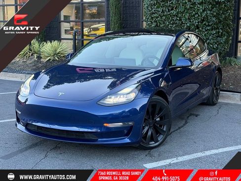 Used 2022 Tesla Model 3 Long Range AWD/4WD image 1
