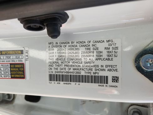 Used 2017 Honda CR-V Touring image 33