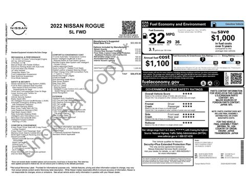Used 2022 Nissan Rogue SL FWD image 51