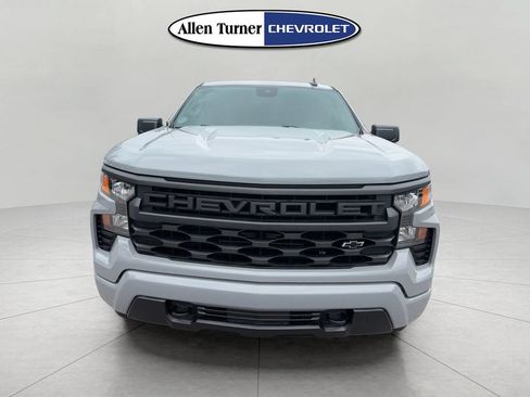 Used 2024 Chevrolet Silverado 1500 Custom w/ Turbomax Blackout Package AWD/4WD image 2