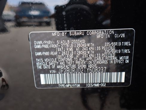 New 2026 Subaru Outback Touring XT AWD/4WD image 25