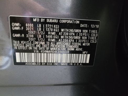 Used 2019 Subaru Ascent Touring AWD/4WD image 33