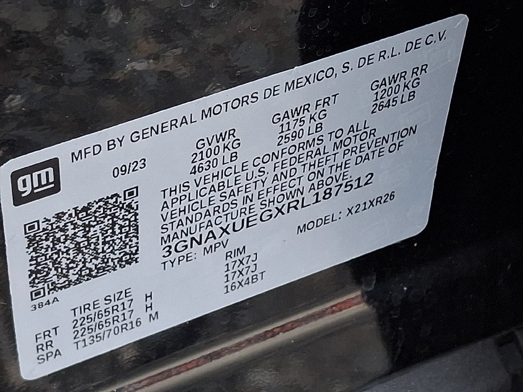 Certified 2024 Chevrolet Equinox LT AWD/4WD image 26