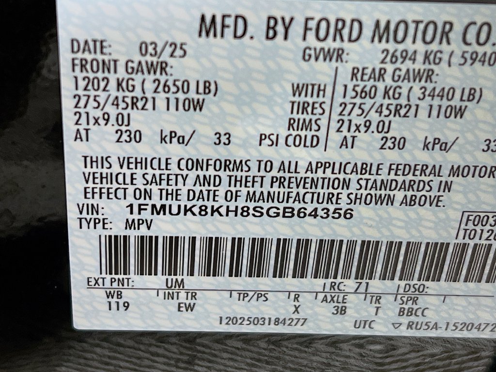 Used 2025 Ford Explorer ST-Line w/ ST-Line Street Pack AWD/4WD image 29