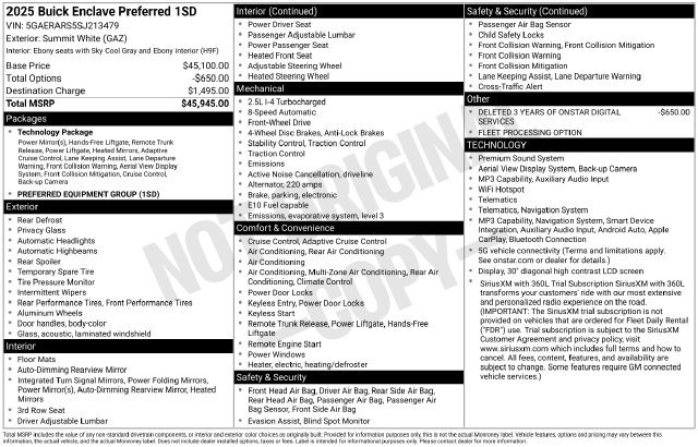 Certified 2025 Buick Enclave Preferred FWD image 6