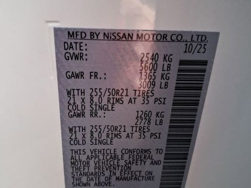 New 2026 Nissan Murano Platinum w/ Cargo Package AWD/4WD image 31