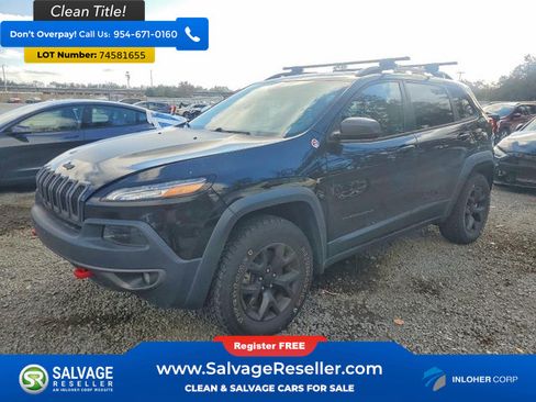 Used 2016 Jeep Cherokee Trailhawk AWD/4WD image 1