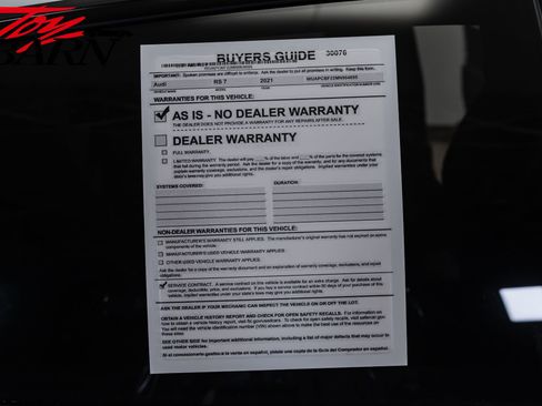 Used 2021 Audi RS 7 Sportback w/ RS 7 Executive Package image 61