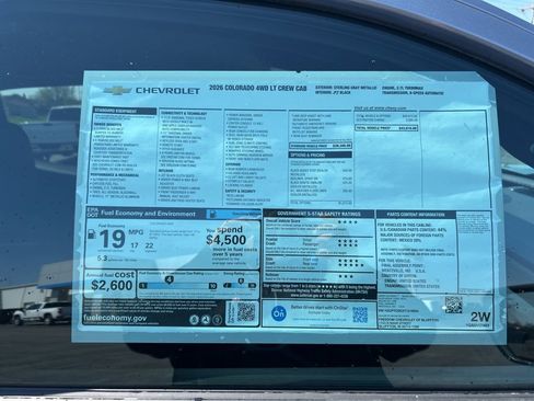 New 2026 Chevrolet Colorado LT AWD/4WD image 19