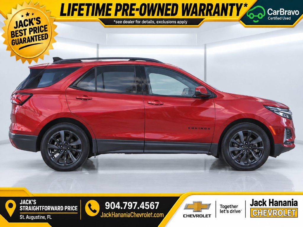 Used 2022 Chevrolet Equinox RS w/ RS Leather Package FWD image 8