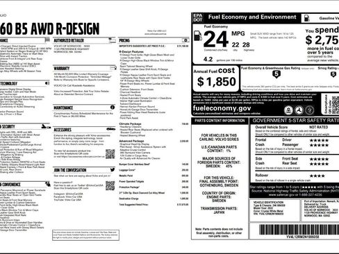 Used 2022 Volvo XC60 B5 R-Design w/ Advanced Package image 51