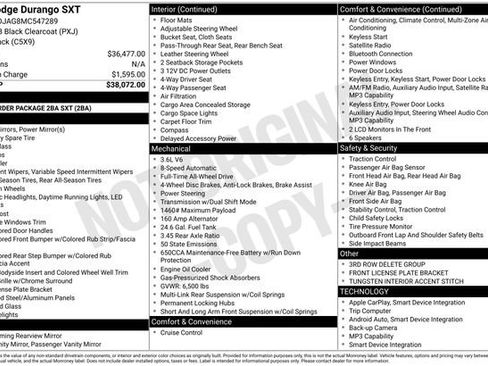 Certified 2021 Dodge Durango SXT image 10