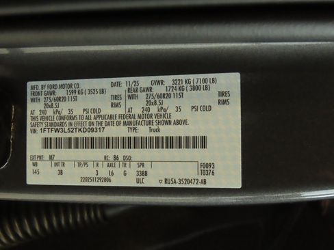 New 2026 Ford F150 XLT w/ Equipment Group 303A High AWD/4WD image 30