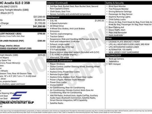 Used 2019 GMC Acadia SLE w/ Driver Alert Package I image 38