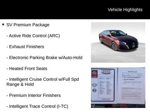 Used 2023 Nissan Altima 2.5 SV w/ SV Premium Package image 6
