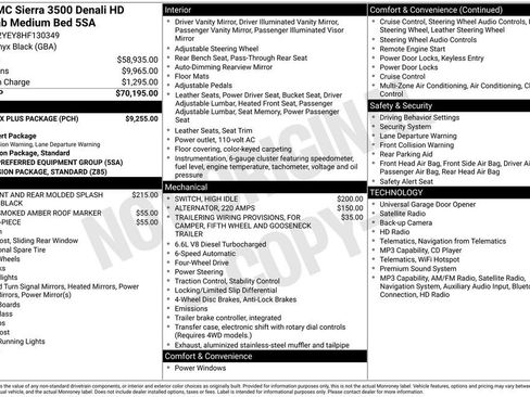 Used 2017 GMC Sierra 3500 Denali w/ Duramax Plus Package AWD/4WD image 6