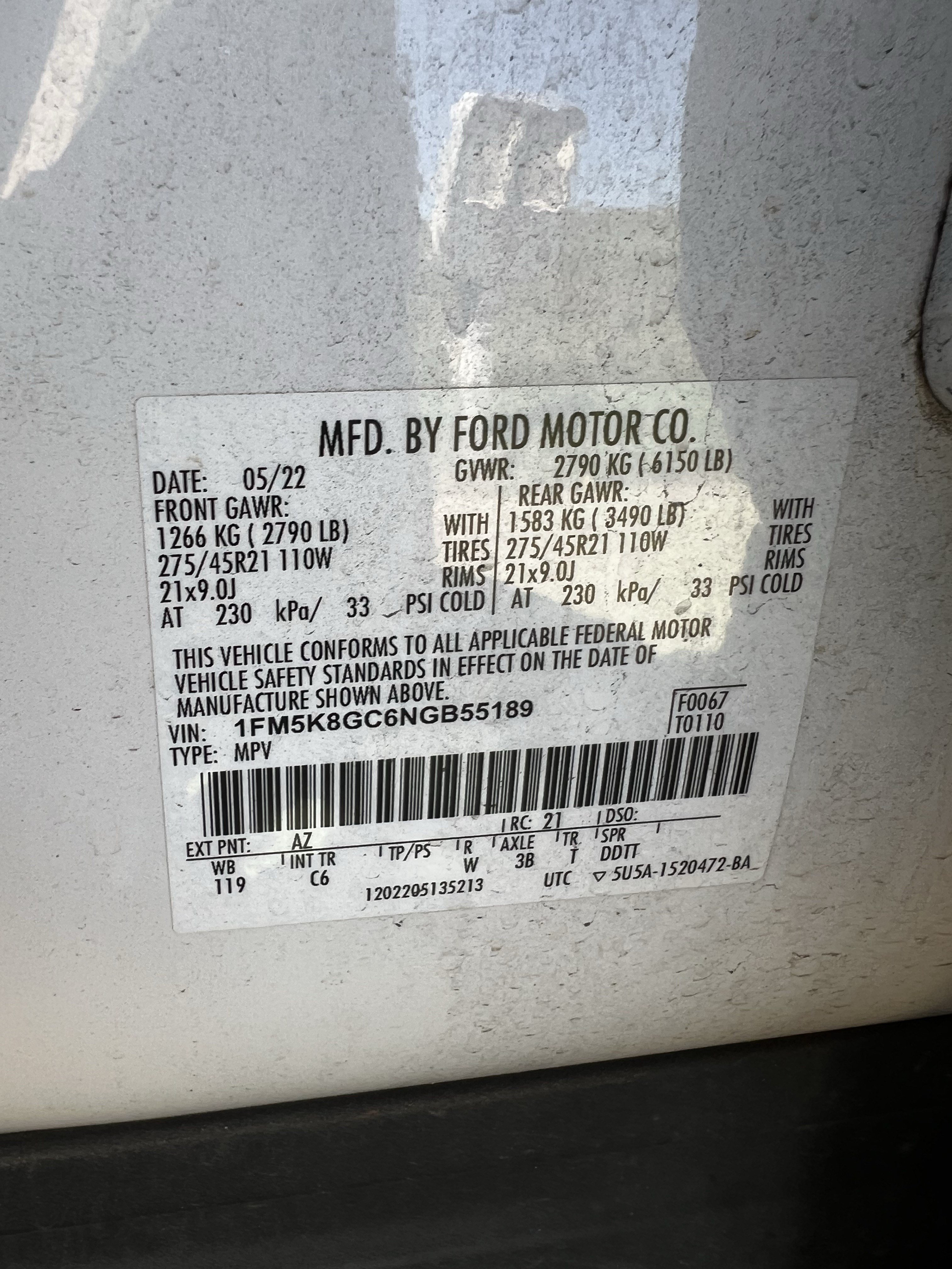 Used 2022 Ford Explorer ST w/ Equipment Group 401A AWD/4WD image 37