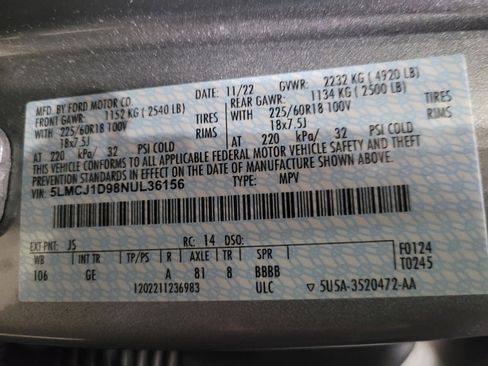 Used 2022 Lincoln Corsair AWD w/ Equipment Group 101A image 33