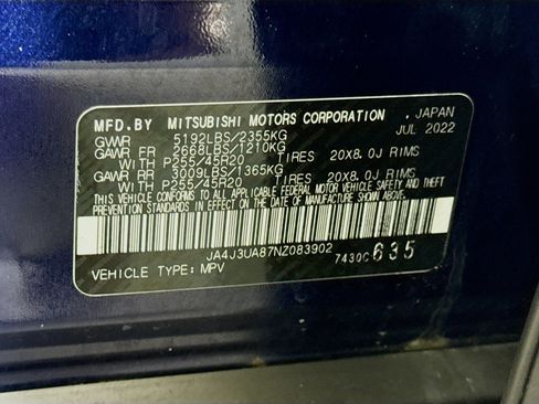 Used 2022 Mitsubishi Outlander SEL Black Edition image 40