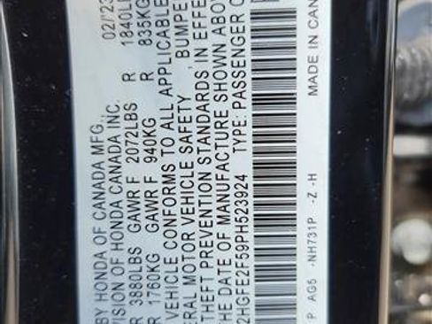 Used 2023 Honda Civic Sport image 24