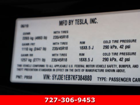 Used 2019 Tesla Model 3 image 25