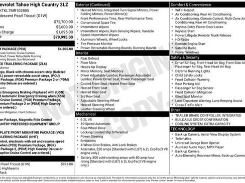 Used 2021 Chevrolet Tahoe High Country w/ Premium Package image 35