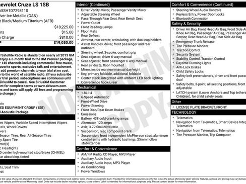 Used 2013 Chevrolet Cruze LS image 7