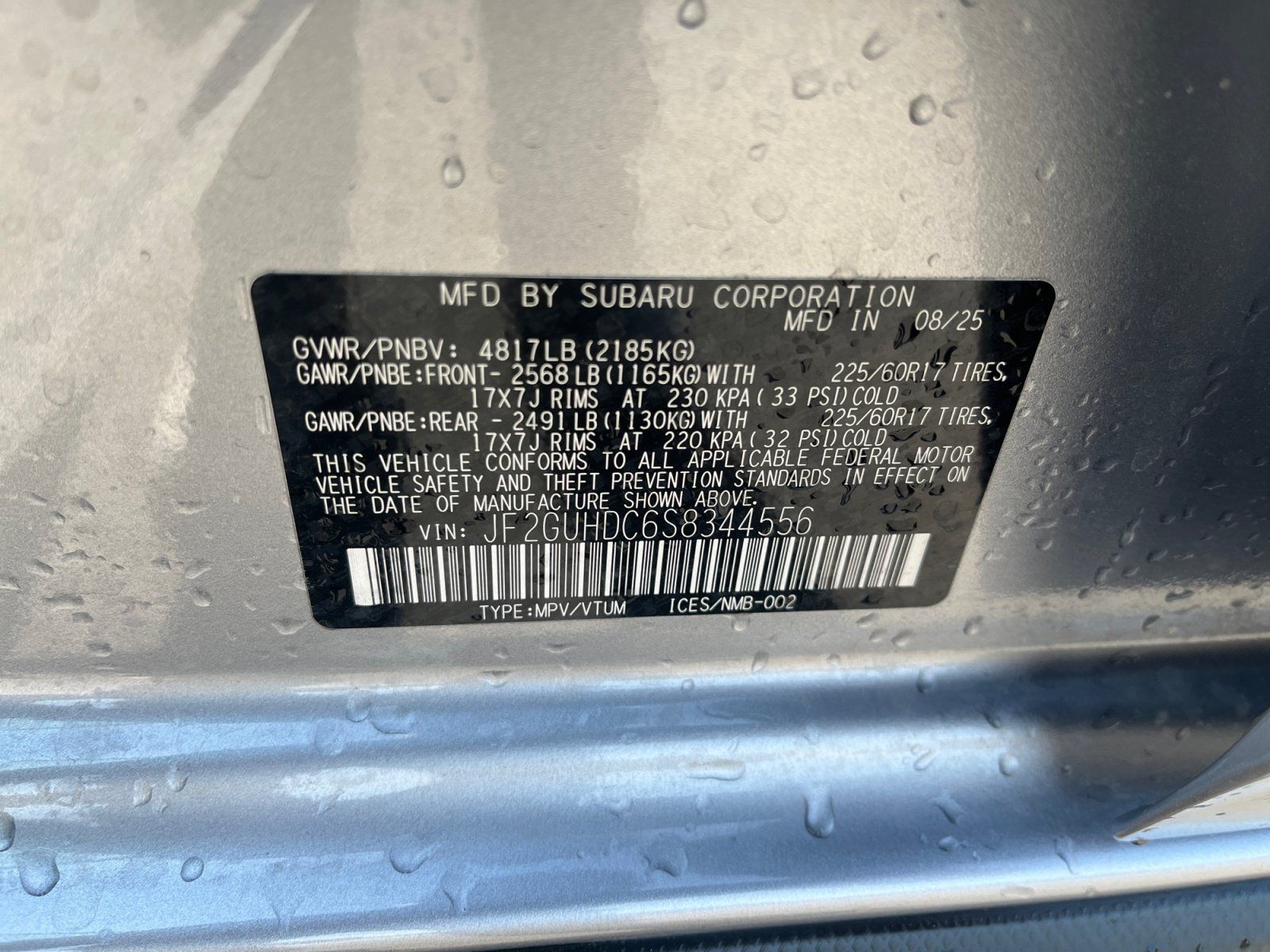 Certified 2025 Subaru Crosstrek 2.5i Premium AWD/4WD image 25