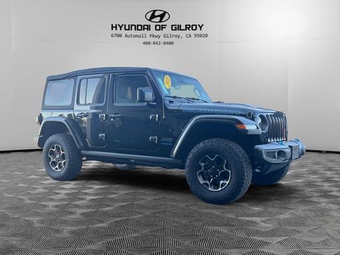 Used 2021 Jeep Wrangler Unlimited Rubicon 4xe w/ Cold Weather Group image 4