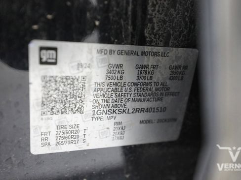Used 2024 Chevrolet Tahoe Premier w/ Max Trailering Package AWD/4WD image 14