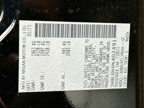 Used 2023 Nissan Altima 2.5 SV image 31