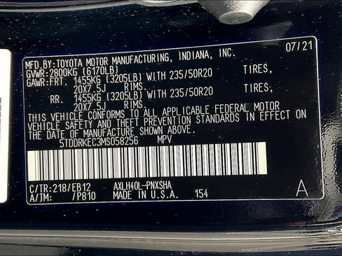 Used 2021 Toyota Sienna XSE w/ XSE Plus Package image 35