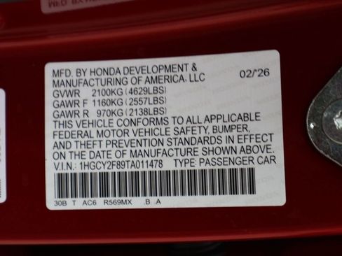 New 2026 Honda Accord Touring image 47