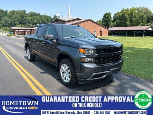 Used 2021 Chevrolet Silverado 1500 Custom w/ LPO, Dark Essentials Package AWD/4WD image 1