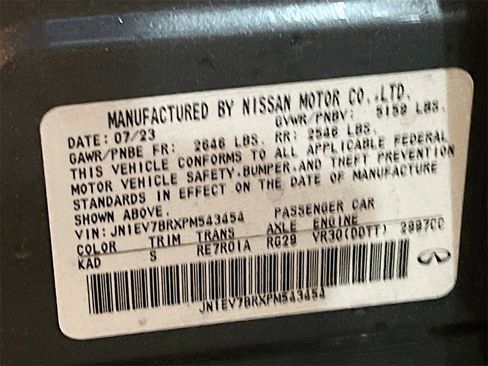 Used 2023 INFINITI Q50 Luxe w/ Cargo Package image 33