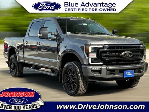 Certified 2022 Ford F350 Lariat w/ Black Appearance Package AWD/4WD image 1