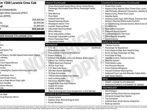 Used 2022 RAM 1500 Laramie AWD/4WD image 10
