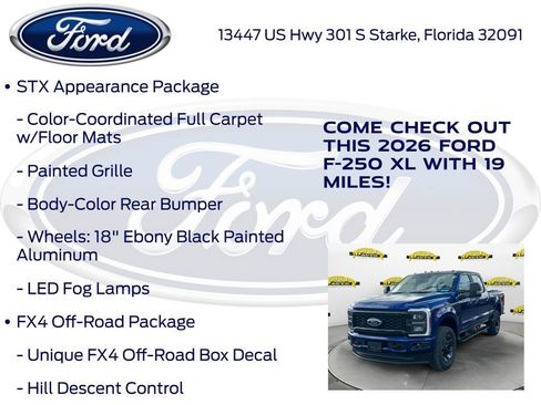 New 2026 Ford F250 XL w/ STX Appearance Package image 15