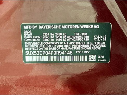 Certified 2023 BMW X3 xDrive30i w/ M Sport Package AWD/4WD image 33