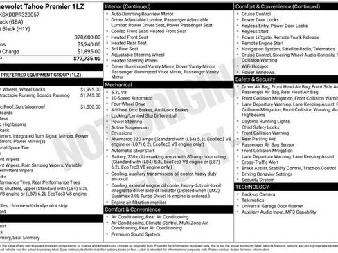 Used 2023 Chevrolet Tahoe Premier AWD/4WD image 39