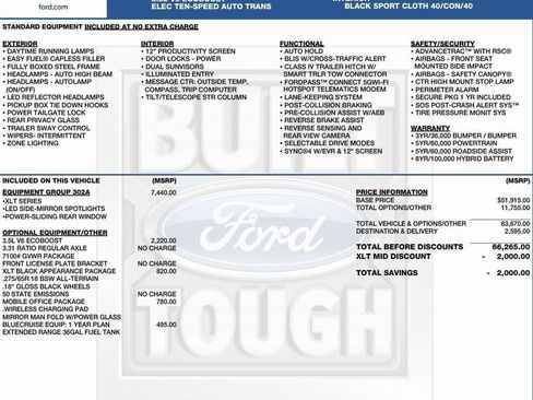New 2025 Ford F150 XLT w/ Equipment Group 302A MID image 2