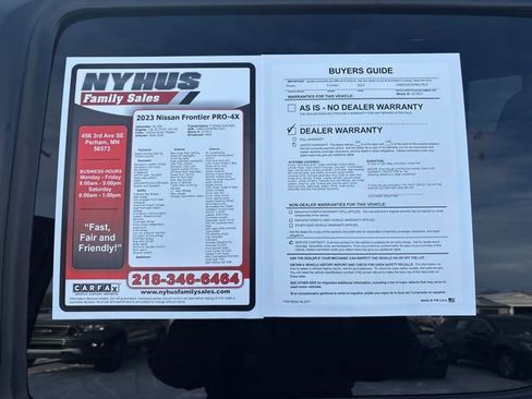 Used 2023 Nissan Frontier PRO-4X w/ Pro Convenience Package image 52