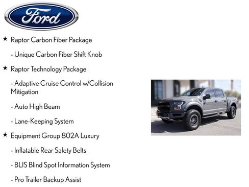 Used 2018 Ford F150 Raptor w/ Equipment Group 802A Luxury AWD/4WD image 6